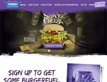 Tablet Screenshot of burgerfuel.com